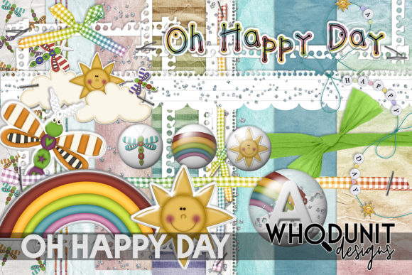 Download Oh Happy Day Graphics Kit - Kit Collection