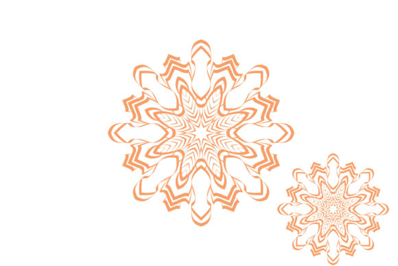 Download Orange Template Mandala Pattern Element - Orange Collection
