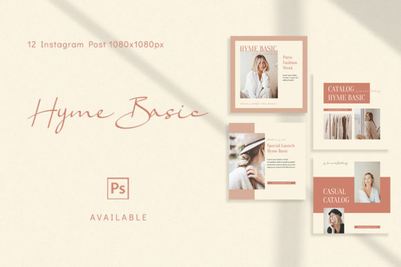 Download Hyme Basic - Fashion Instagram Template - Fashion instagram template Collection