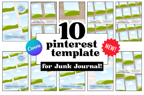 Download 10 Junk Journal Pinterest Pin - Pinterest Collection
