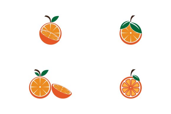 Download Orange Icon and Symbol Vector Template - Orange Collection