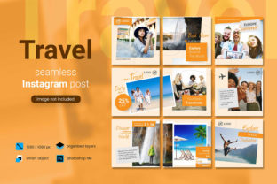 Download Travel Social Media Post - Orange Color - Orange Collection