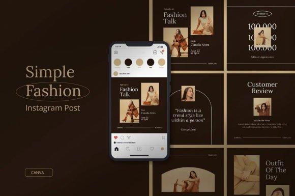 Download Fashion Instagram Template Canva - Fashion instagram template Collection