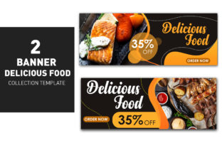 Download Banner Delicius Food Orange Template - Orange Collection