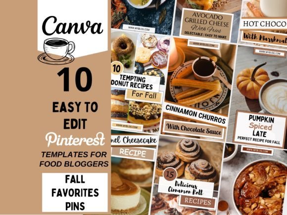Download Pinterest Templates for Canva Fall - Pinterest Collection