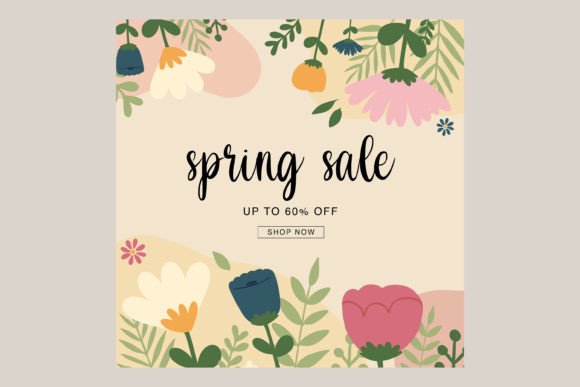 Download Spring Sale Social Media Square Template - Square template Collection