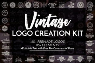 Download Vintage Logo Creation Kit - Kit Collection