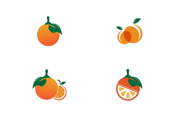 Download Orange Icon and Symbol Vector Template - Orange Collection