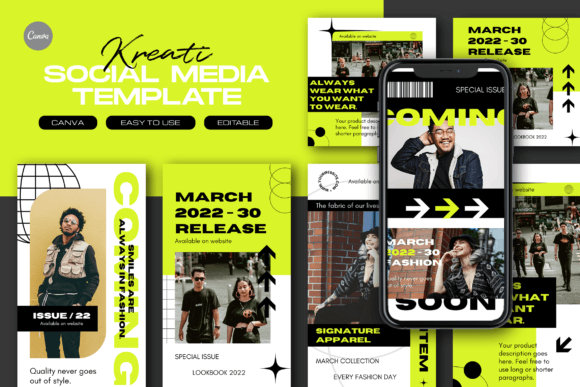 Download Kreati Fashion Instagram Template - Fashion instagram template Collection