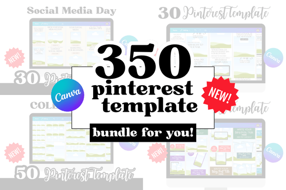 Download 350 Pinterest Pin Bundle - Pinterest Collection