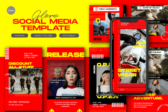 Download Glore Fashion Instagram Template - Fashion instagram template Collection