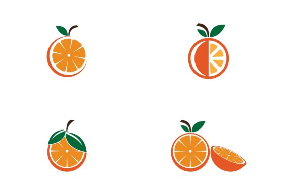 Download Orange Icon and Symbol Vector Template - Orange Collection