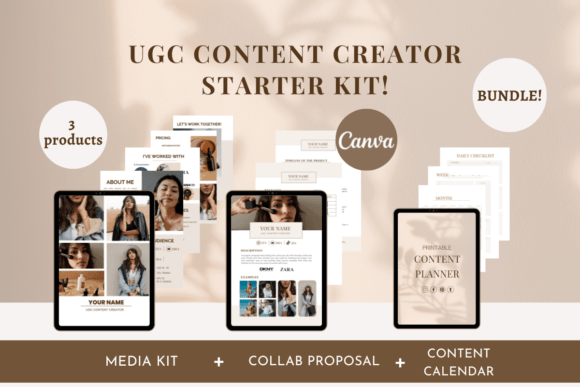 Download Content Creator UGC Kit for Social Media - Kit Collection