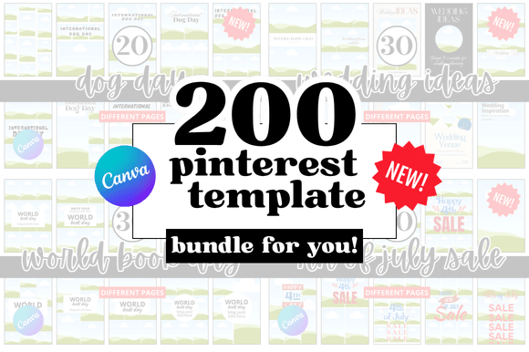 Download 200 Pinterest Pin Bundle - Pinterest Collection